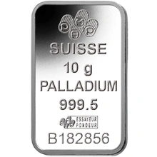 Lingote de Paladio de 10 g PAMP