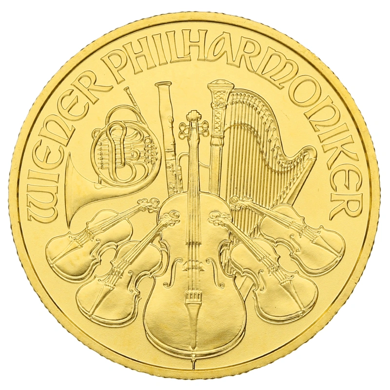 Moneda Filarmónica Viena de Oro de 1/4 oz 2020
