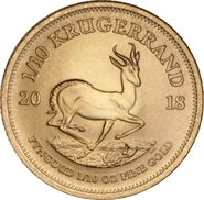 Moneda Krugerrand de 1/10 oz de Oro 2018