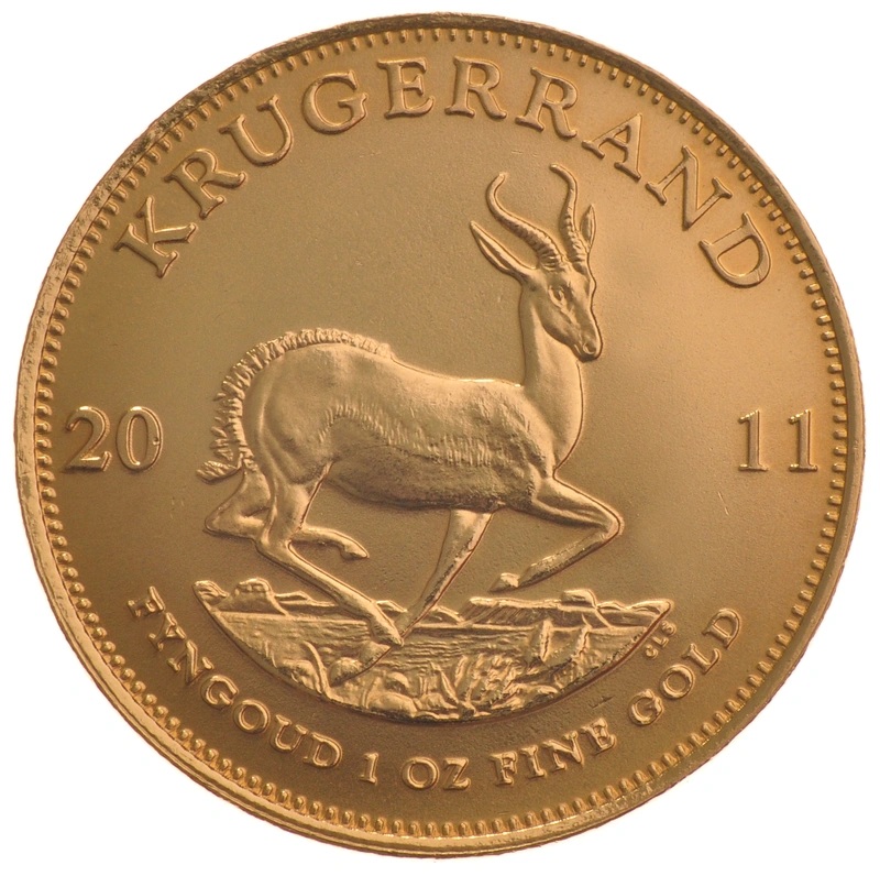 Moneda Krugerrand de 1 oz de Oro 2011