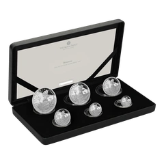 2026 Britannia UK Premium Silver Six-Coin Proof Set (1oz, 1/2oz, 1/4oz, 1/10oz, 1/20oz, 1/40oz)