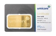 Lingotes de Oro de 1 oz