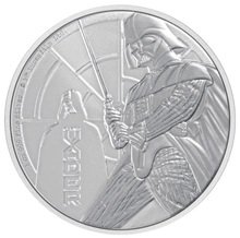 Moneda Darth Vader de Plata de 1 oz 2022