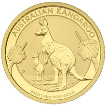 Moneda Canguro Australiano de Oro de 1/4 oz 2020