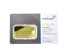 Lingote de Oro de 20 g Umicore