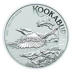 Moneda de plata australiana Kookaburra 2026 1 kg