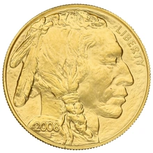 Moneda Búfalo Americano de Oro de 1 oz 2008