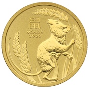 Perth Mint Serie Lunar de 1/10oz de Oro