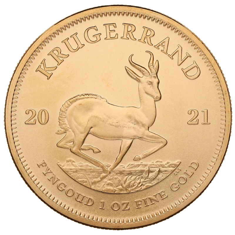 Moneda Krugerrand de 1 oz de Oro 2021