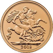 Moneda Soberano de Oro 2018