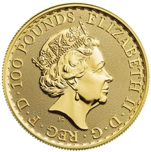 Moneda Britannia de Oro de 1 oz 2022