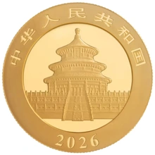 Moneda Panda Chino de Oro 15 g 2026