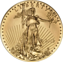 Moneda American Eagle de Oro de 1 oz 2018