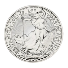 Moneda Britannia de Oro de 1 oz 2021