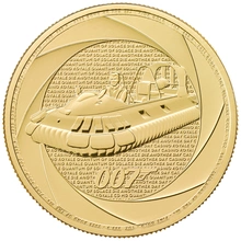 2025 Seis décadas de 007, Bond de los años 2000 Moneda de oro de 1 onza
