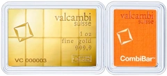 Valcambi CombiBar 10 x Lingotes de un décimo de onza de oro