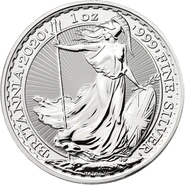 Moneda Britannia de Plata de 1 oz 2020
