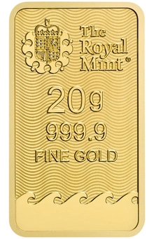 NUEVA Lingote de Oro de 20 g Britannia