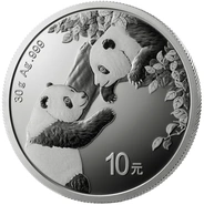 Moneda Panda Chino de Plata de 30 g 2023