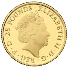 Moneda Britannia de Oro de 1/4 oz Proof 2019