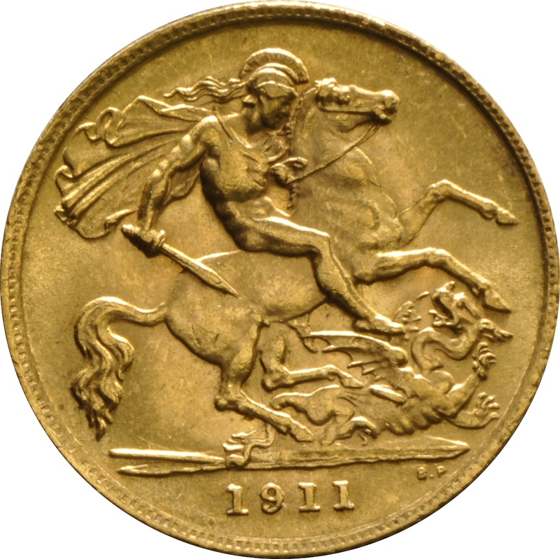 Medio Soberano de Oro - Jorge V 1911 Londres