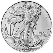 Moneda American Eagle de Plata de 1 oz 2024