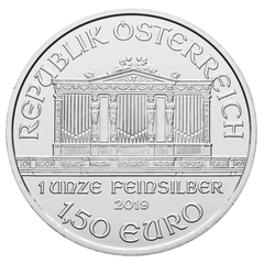 Moneda Filarmónica Viena de Plata de 1 oz 2019
