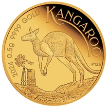 Moneda de Oro Australiana 'Mini Roo' de 0,5 g 2024