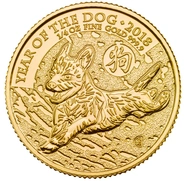 Royal Mint 1/4 oz de Oro - 2018 Año del Perro