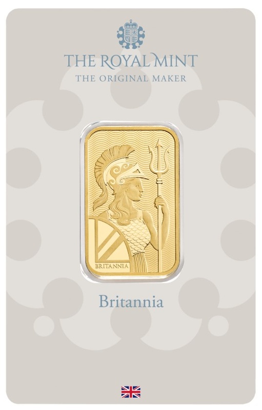 Britannia 20 Gram Minted Gold Bar