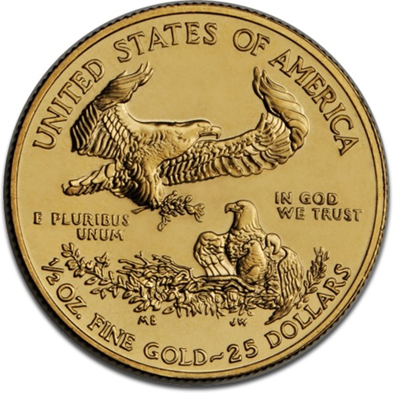 2014 American Eagle Half Ounce Gold Coin