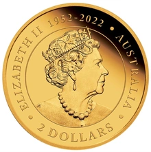 Moneda Canguro de Oro de Medio Gramo