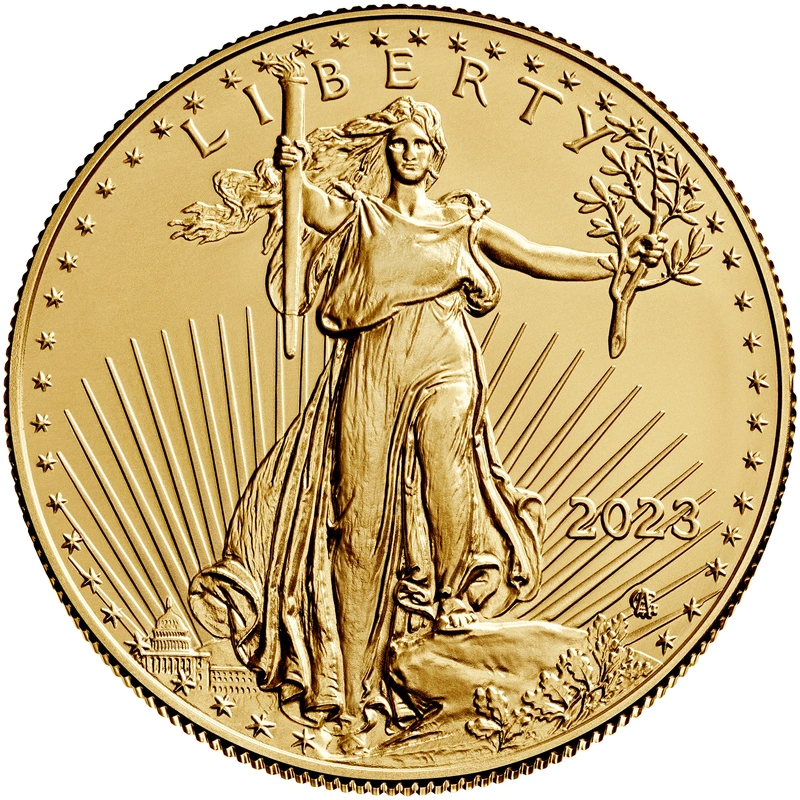 Moneda American Eagle de Oro de 1 oz 2023