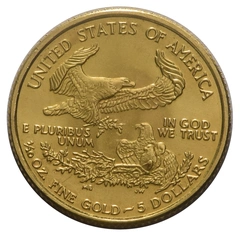 Moneda American Eagle de Oro de 1/10 oz 1986