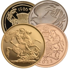 Moneda Soberano Doble de Oro £2