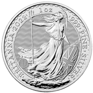 Moneda Britannia de Plata de 1 oz 2022