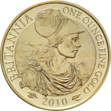 Britannia de 1oz de Oro 2010