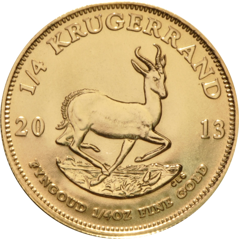 Moneda Krugerrand de 1/4 oz de Oro 2013