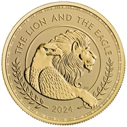 Moneda de Oro de 1 oz León y águila de 2024