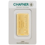 Lingote de Oro de 1 oz C. Hafner