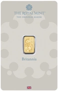 Lingote de Oro de 1 g Britannia