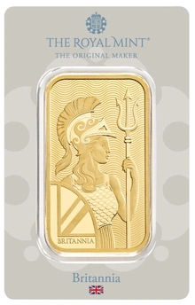 Lingote de Oro de 50 g Britannia