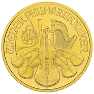 Moneda Filarmónica Viena de Oro de 1/2 oz 2020