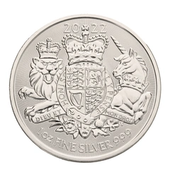 Moneda Escudo de Armas Real de Plata de 1 oz 2022