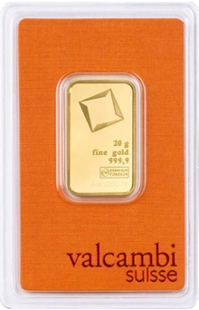 Lingote de Oro de 20 g Nuevo (de Nuestra Elección)