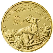 Royal Mint 1 oz de Oro - 2020 Año de la Rata