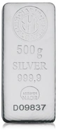 Lingote de Plata de 500 g Nadir