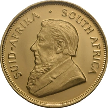 Moneda Krugerrand de 1/2 oz de Oro 1982