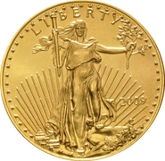 Moneda American Eagle de Oro de 1 oz 2009