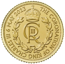 Moneda de Oro de 10th onzas de la Coronación de 2023